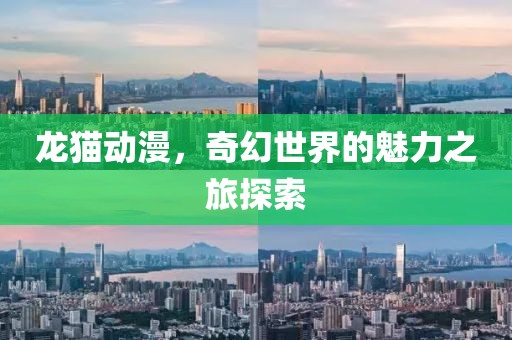 龍貓動漫，奇幻世界的魅力之旅探索