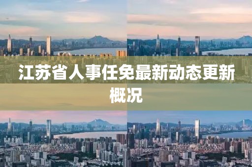 江蘇省人事任免最新動態更新概況