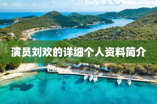 演員劉歡的詳細個人資料簡介