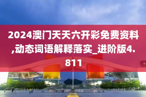 2024澳門天天六開彩免費資料,動態詞語解釋落實_進階版4.811