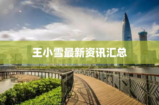 王小雪最新資訊匯總