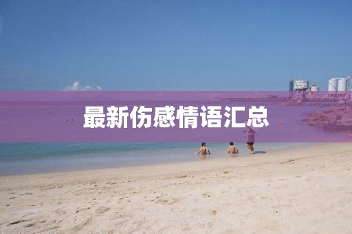 最新傷感情語匯總
