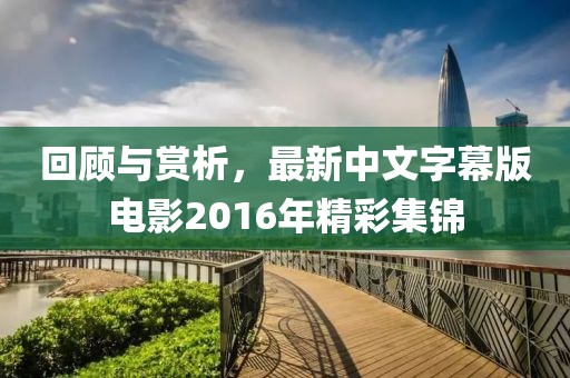 回顧與賞析，最新中文字幕版電影2016年精彩集錦