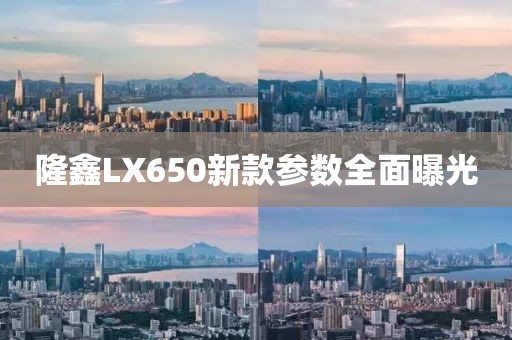 隆鑫LX650新款參數全面曝光