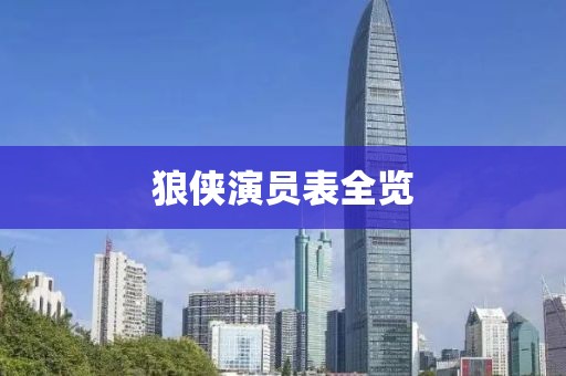 狼俠演員表全覽