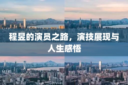 程昱的演員之路，演技展現與人生感悟