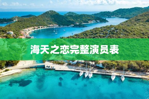 海天之戀完整演員表