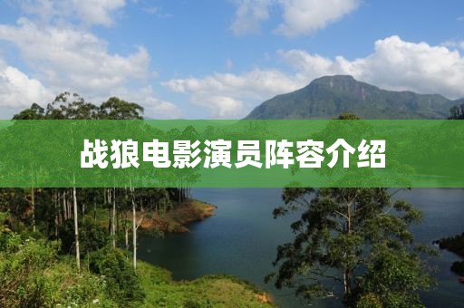 戰狼電影演員陣容介紹
