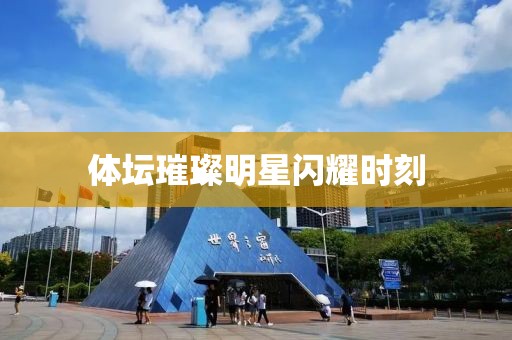 體壇璀璨明星閃耀時刻