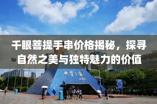 千眼菩提手串價格揭秘，探尋自然之美與獨特魅力的價值