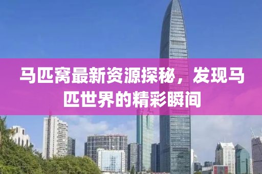 馬匹窩最新資源探秘，發現馬匹世界的精彩瞬間