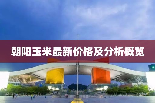 朝陽玉米最新價格及分析概覽