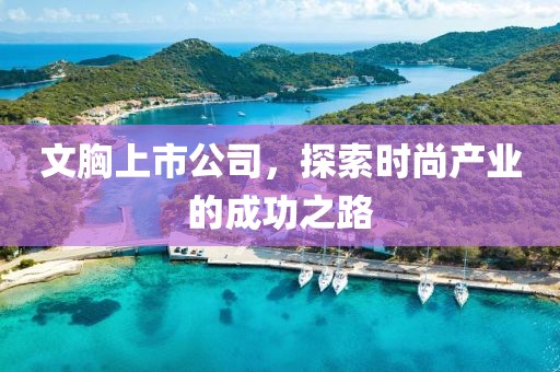 文胸上市公司，探索時尚產業的成功之路