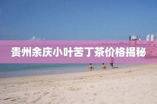 貴州余慶小葉苦丁茶價格揭秘