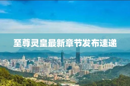 至尊靈皇最新章節發布速遞