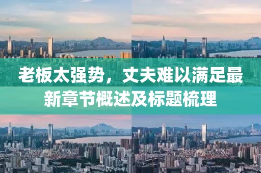 老板太強勢，丈夫難以滿足最新章節概述及標題梳理