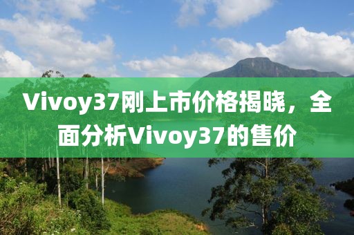 Vivoy37剛上市價格揭曉，全面分析Vivoy37的售價