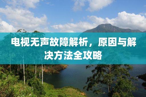 電視無聲故障解析，原因與解決方法全攻略