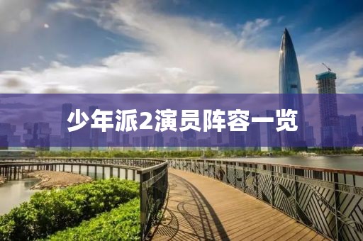 少年派2演員陣容一覽