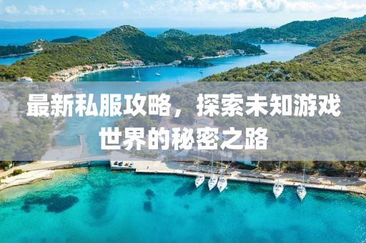 最新私服攻略，探索未知游戲世界的秘密之路