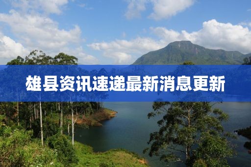 雄縣資訊速遞最新消息更新