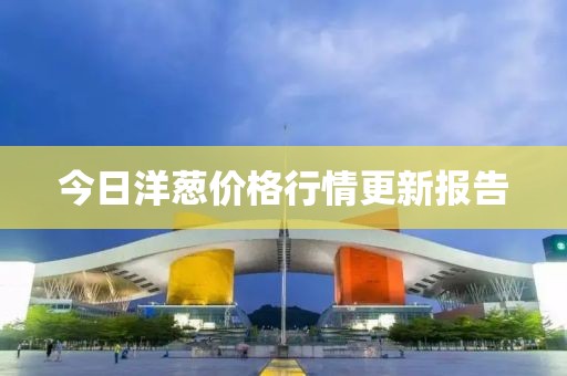 今日洋蔥價格行情更新報告