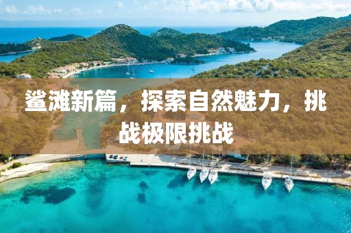 鯊灘新篇，探索自然魅力，挑戰極限挑戰