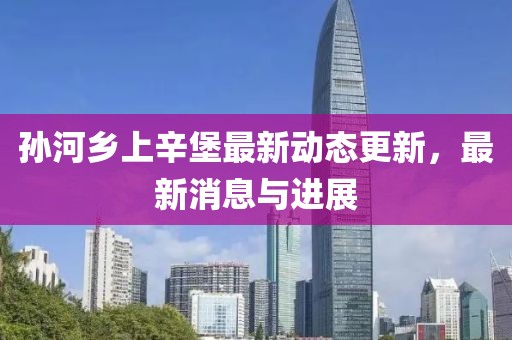 孫河鄉上辛堡最新動態更新，最新消息與進展