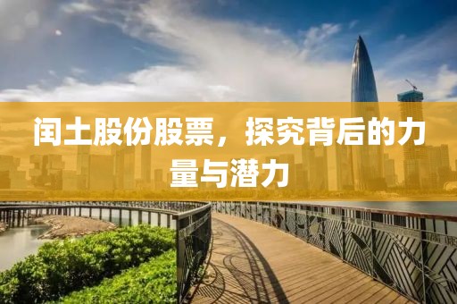 閏土股份股票，探究背后的力量與潛力