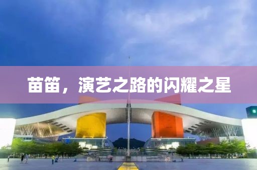 苗笛，演藝之路的閃耀之星