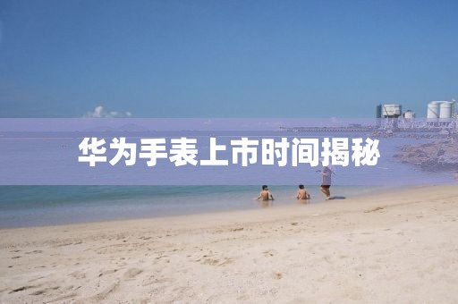 華為手表上市時間揭秘