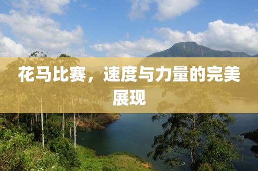 花馬比賽，速度與力量的完美展現