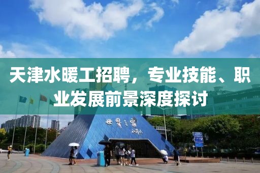 天津水暖工招聘，專業技能、職業發展前景深度探討