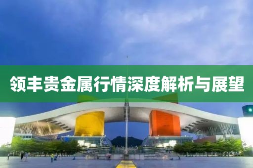 領豐貴金屬行情深度解析與展望