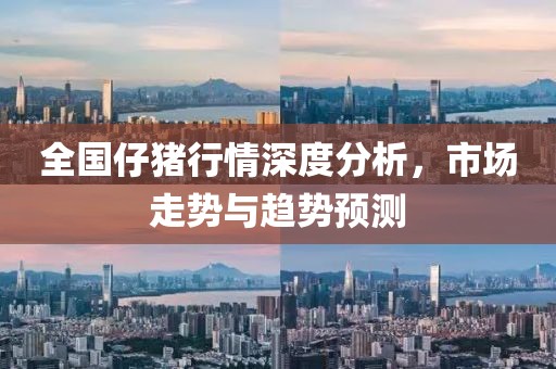 全國仔豬行情深度分析，市場走勢與趨勢預測