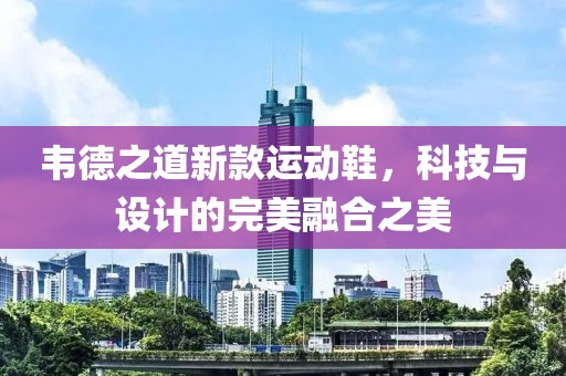 韋德之道新款運動鞋，科技與設計的完美融合之美