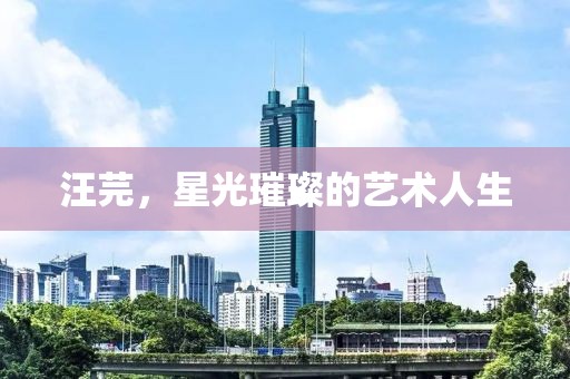 汪芫，星光璀璨的藝術人生