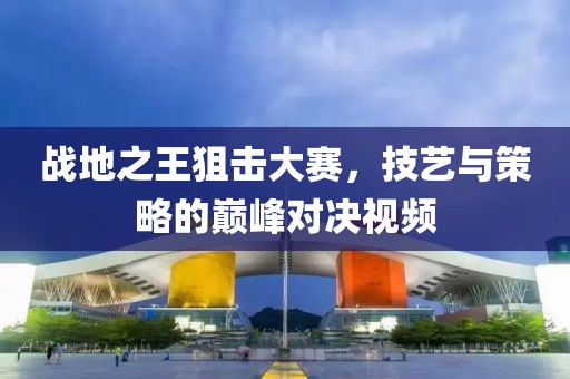 戰地之王狙擊大賽，技藝與策略的巔峰對決視頻