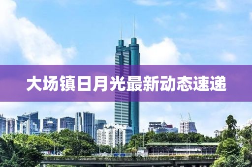 大場鎮日月光最新動態速遞