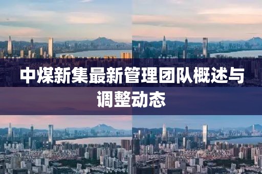 中煤新集最新管理團隊概述與調整動態