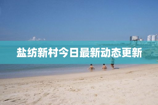 鹽紡新村今日最新動態更新