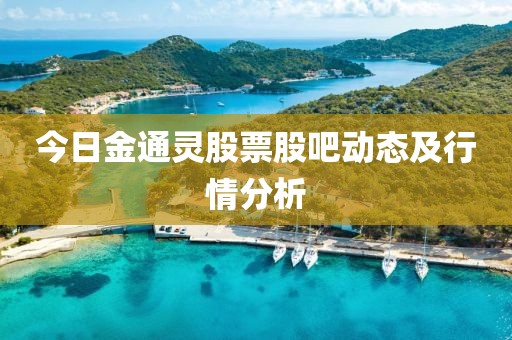 今日金通靈股票股吧動態及行情分析