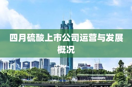 四月硫酸上市公司運營與發展概況