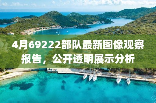 4月69222部隊最新圖像觀察報告，公開透明展示分析