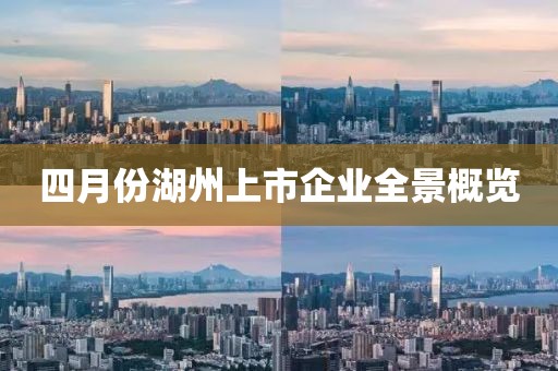 四月份湖州上市企業全景概覽