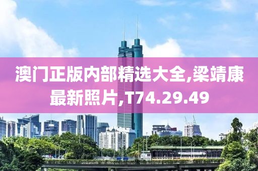 澳門正版內部精選大全,梁靖康最新照片,T74.29.49