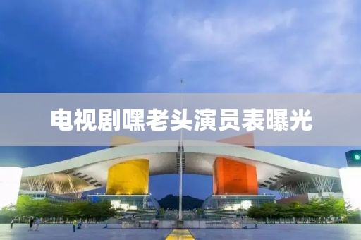 電視劇嘿老頭演員表曝光