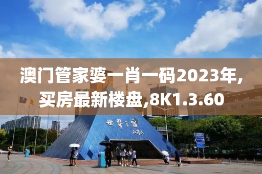 澳門管家婆一肖一碼2023年,買房最新樓盤,8K1.3.60
