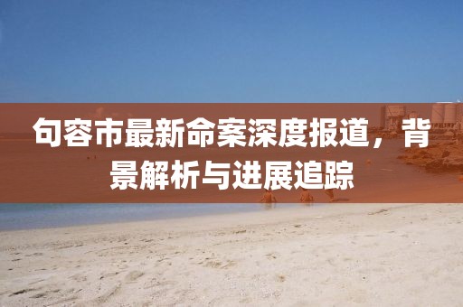 句容市最新命案深度報道，背景解析與進展追蹤