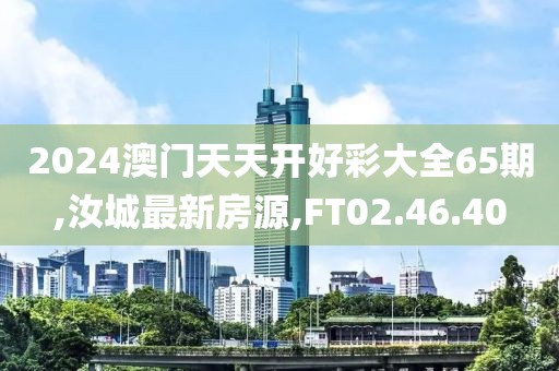 2024澳門天天開好彩大全65期,汝城最新房源,FT02.46.40